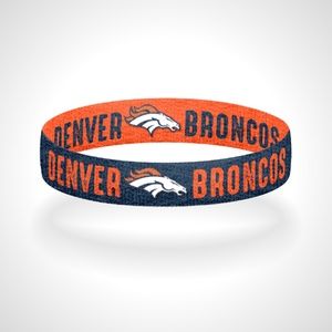 Reversible Denver Broncos Bracelet Wristband